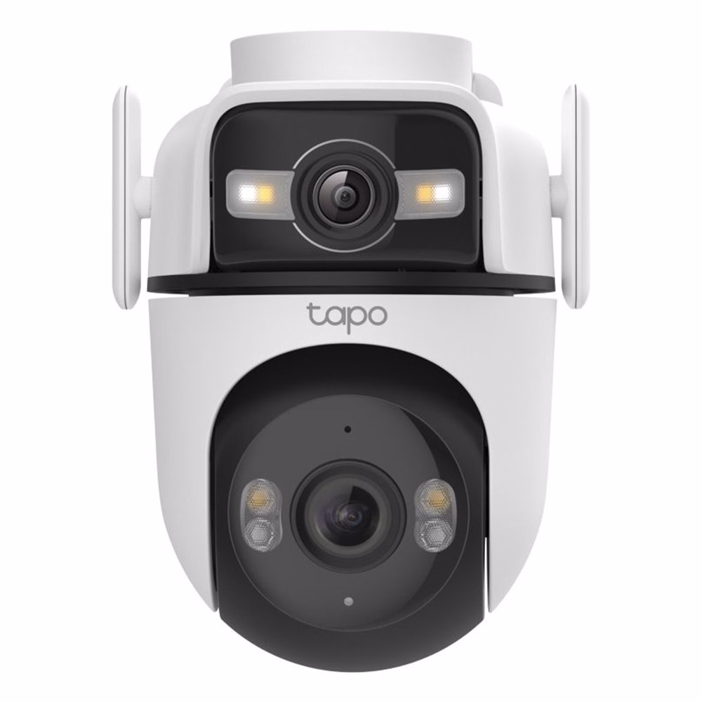 Biztonsági kamera TP-LINK Tapo C545D Dual 1296p kültéri IP66 éjjellátó mikrofon fehér