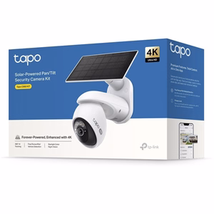 Biztonsági kamera TP-LINK Tapo C660 KIT 2160p kültéri IP65 akkumulátoros napelemes éjjellátó mikrofon fehér