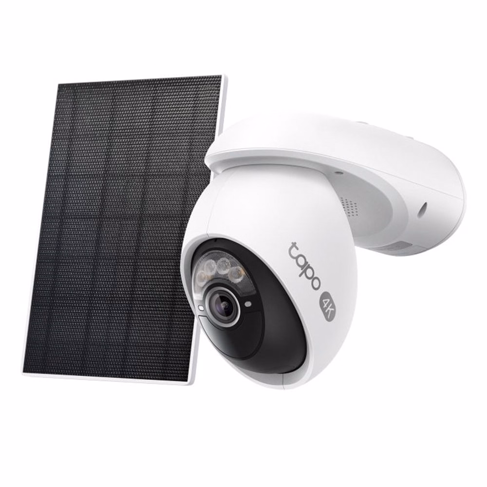 Biztonsági kamera TP-LINK Tapo C660 KIT 2160p kültéri IP65 akkumulátoros napelemes éjjellátó mikrofon fehér