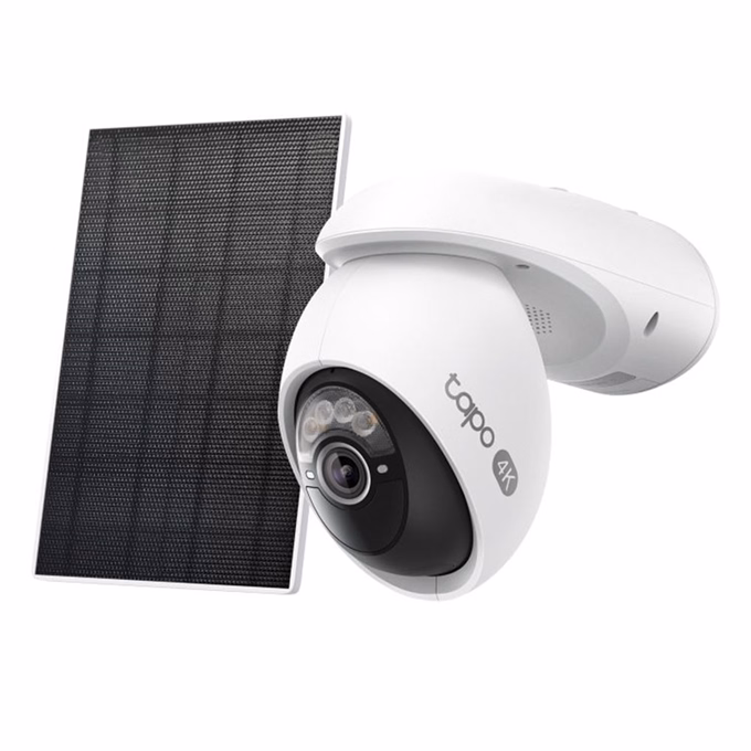 Biztonsági kamera TP-LINK Tapo C660 KIT 2160p kültéri IP65 akkumulátoros napelemes éjjellátó mikrofon fehér
