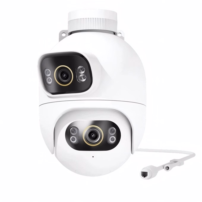 Biztonsági kamera XIAOMI Imilab EC6 Dual Pro 1440p kültéri IP65 éjjellátó mikrofon fehér