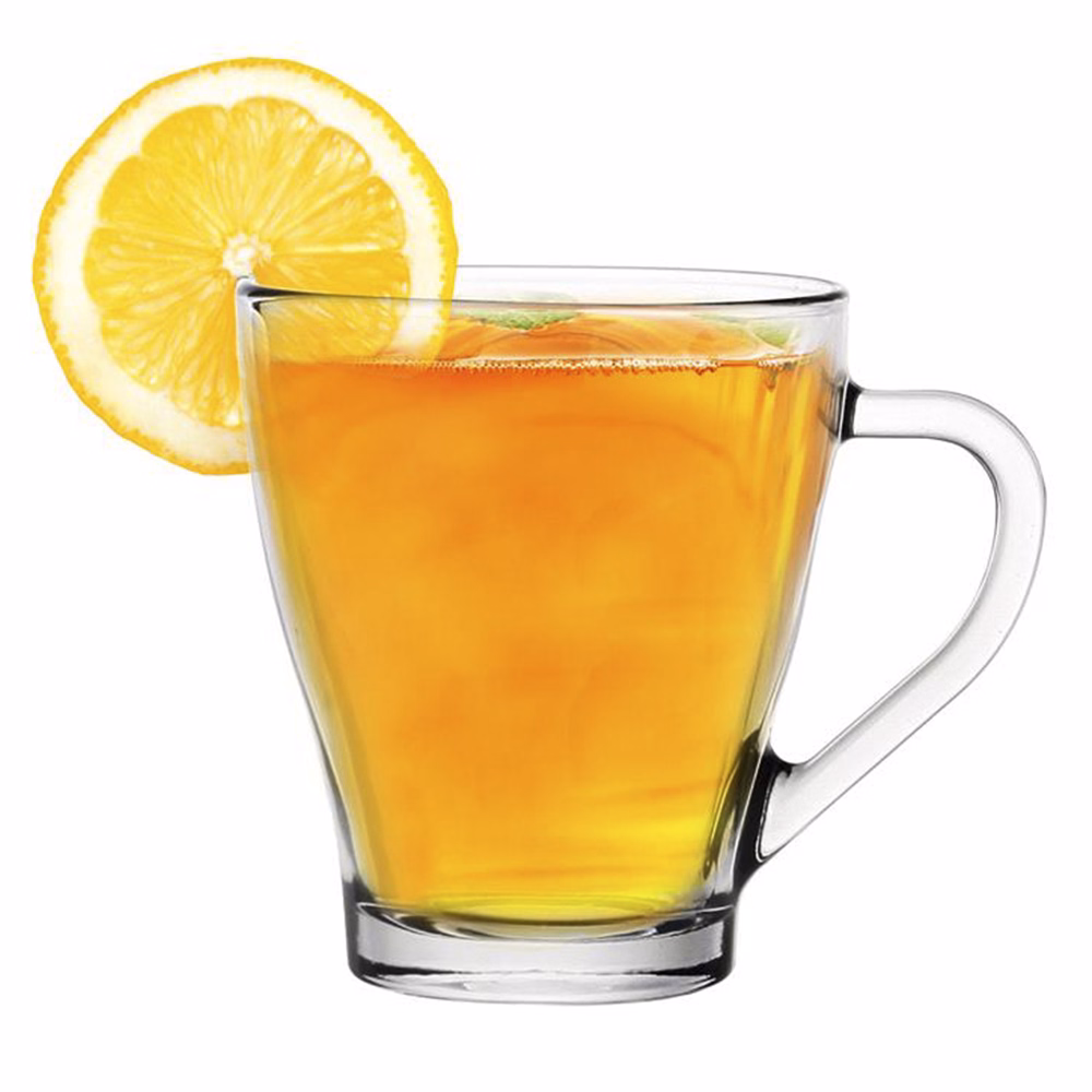 Bögre készlet TEATIME üveg 250 ml 6 darabos