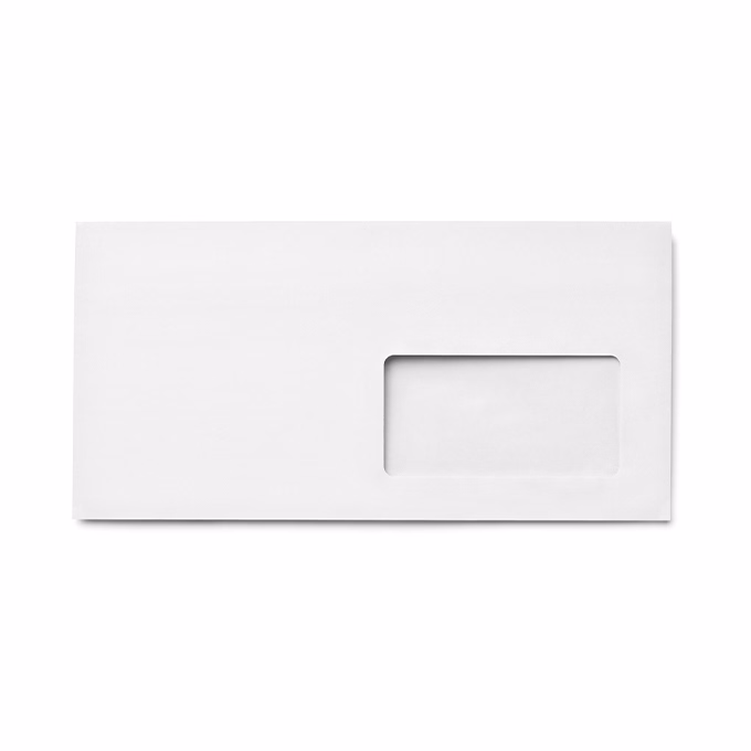 Boríték GPV LA/4 szilikonos bélésnyomott 110x220mm jobb ablakos 35x90mm J28A20 1000 darabos