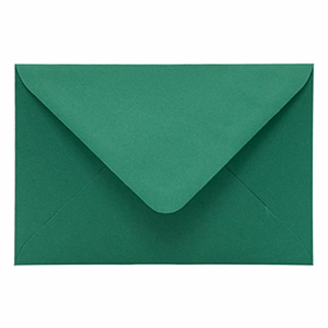 Boríték színes KASKAD LC/5 enyvezett 162x229mm 63 sötétzöld 25 darabos