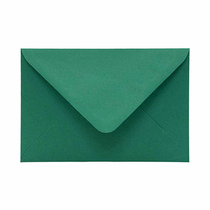 Boríték színes KASKAD LC/5 enyvezett 162x229mm 63 sötétzöld 25 darabos