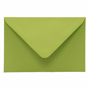 Boríték színes KASKAD LC/5 enyvezett 162x229mm 66 lime zöld 25 darabos