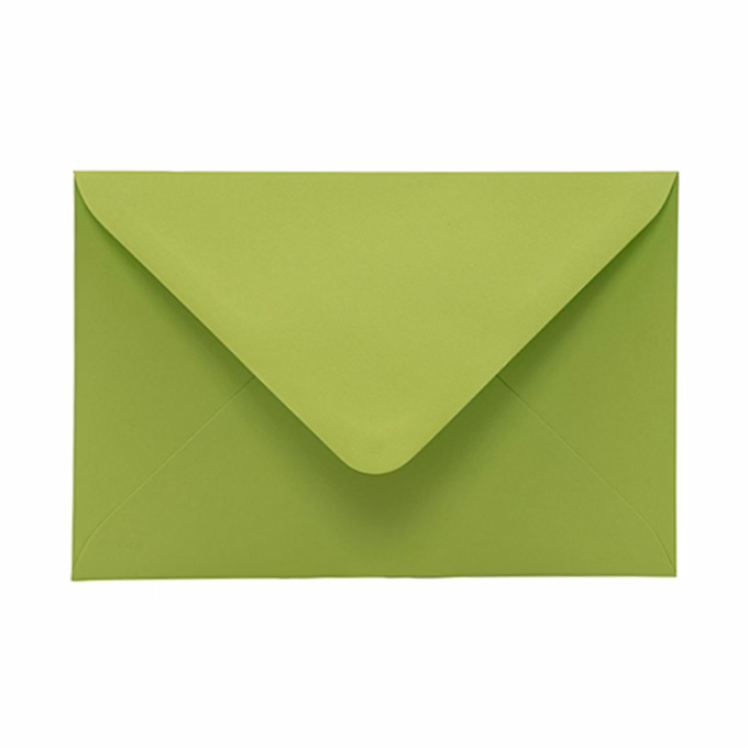 Boríték színes KASKAD LC/5 enyvezett 162x229mm 66 lime zöld 25 darabos