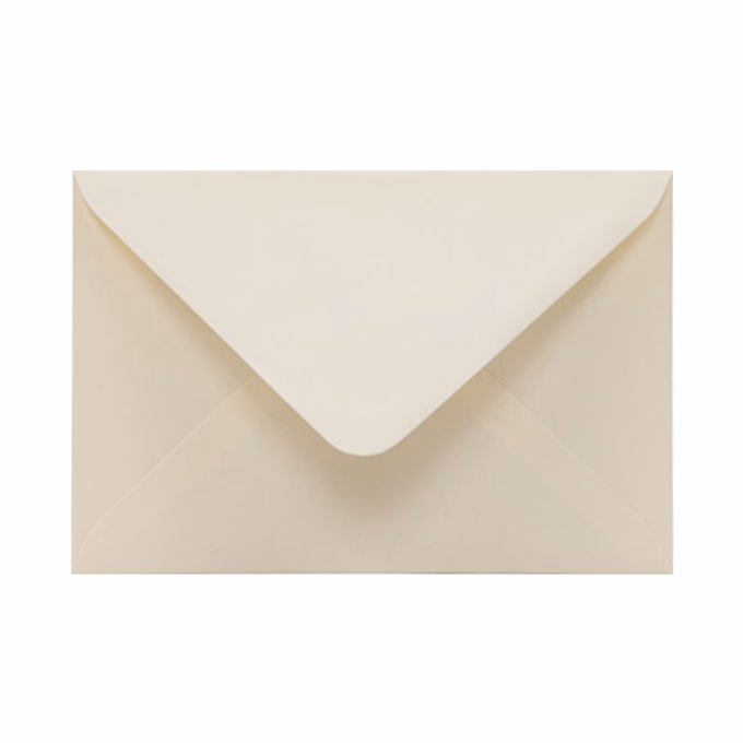 Boríték színes KASKAD LC/6 enyvezett 114x162mm 12 vanilia 50 darabos