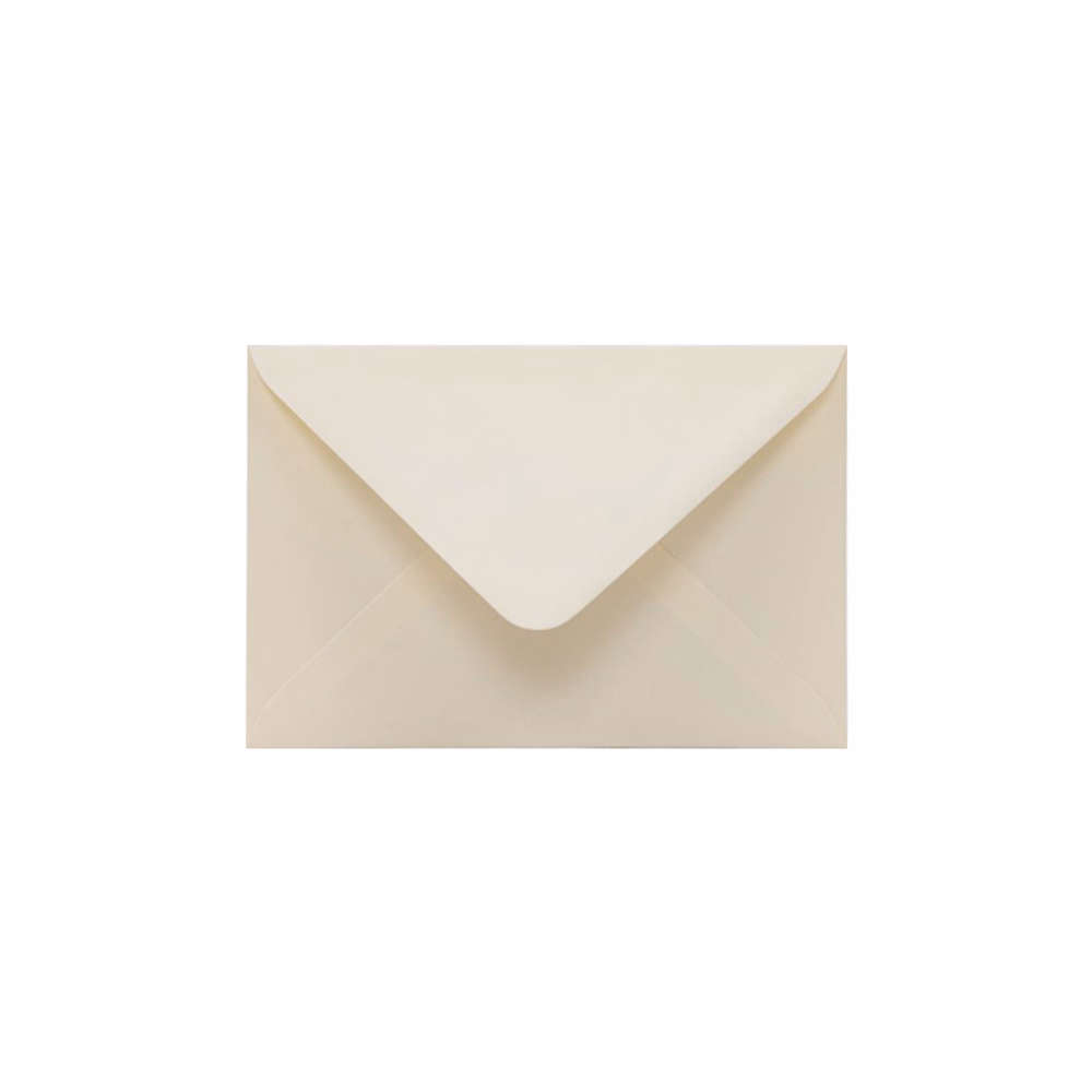 Boríték színes KASKAD LC/6 enyvezett 114x162mm 12 vanilia 50 darabos