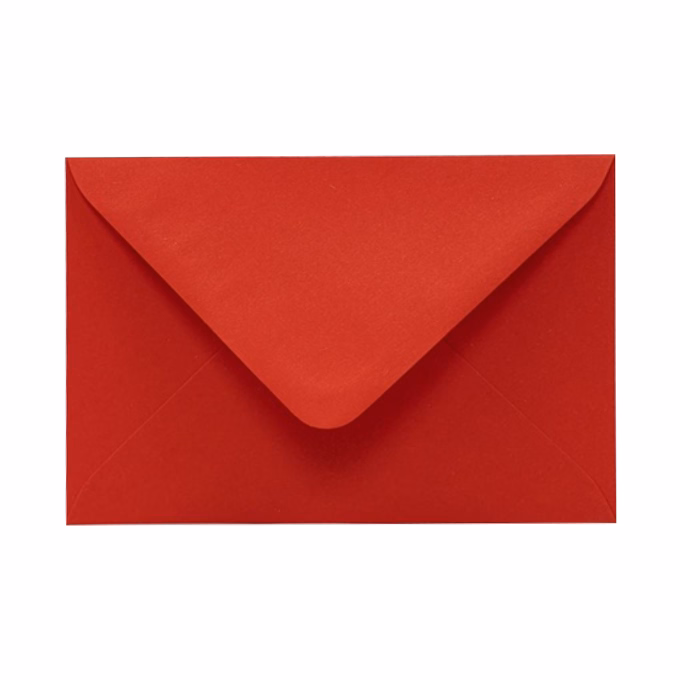 Boríték színes KASKAD LC/6 enyvezett 114x162mm 29 vörös 50 darabos