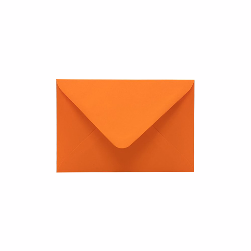 Boríték színes KASKAD LC/6 enyvezett 114x162mm 48 narancs 50 darabos