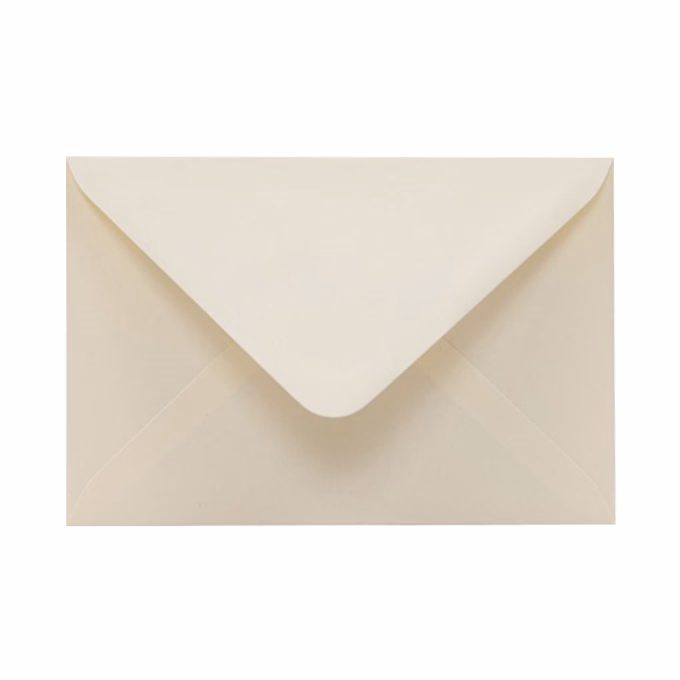 Boríték színes KASKAD LC/6 enyvezett 114x162mm 53 világos sárga 50 darabos