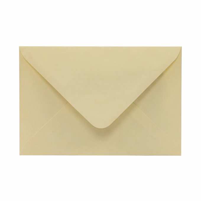 Boríték színes KASKAD LC/6 enyvezett 114x162mm 55 sárga 50 darabos