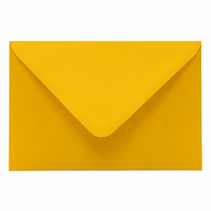 Boríték színes KASKAD LC/6 enyvezett 114x162mm 56 repce sárga 50 darabos