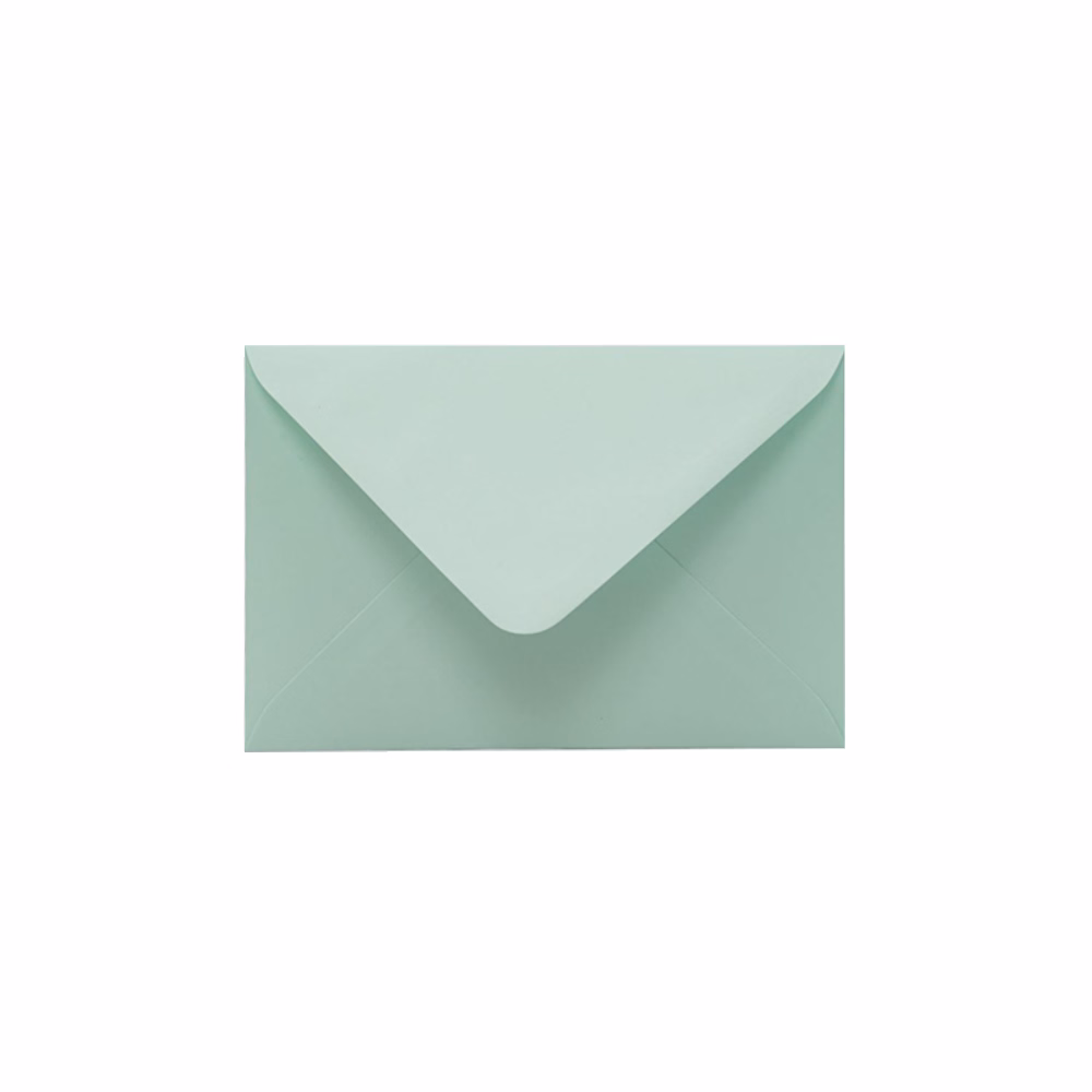 Boríték színes KASKAD LC/6 enyvezett 114x162mm 61 világos zöld 50 darabos