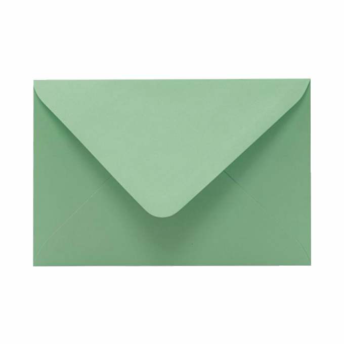 Boríték színes KASKAD LC/6 enyvezett 114x162mm 69 pisztácia zöld 50 darabos