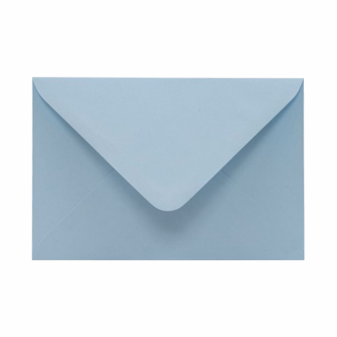 Boríték színes KASKAD LC/6 enyvezett 114x162mm 72 azúr kék 50 darabos