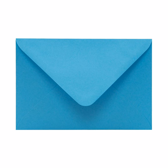 Boríték színes KASKAD LC/6 enyvezett 114x162mm 77 vízkék 50 darabos