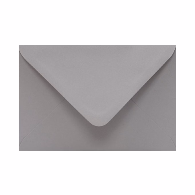 Boríték színes KASKAD LC/6 enyvezett 114x162mm 94 ezüst szürke 50 darabos