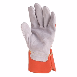 Bőrkesztyű COVERGUARD vászon piros 8-as 2 darab/pár