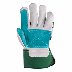 Bőrkesztyű COVERGUARD vászon zöld 10-es 2 darab/pár