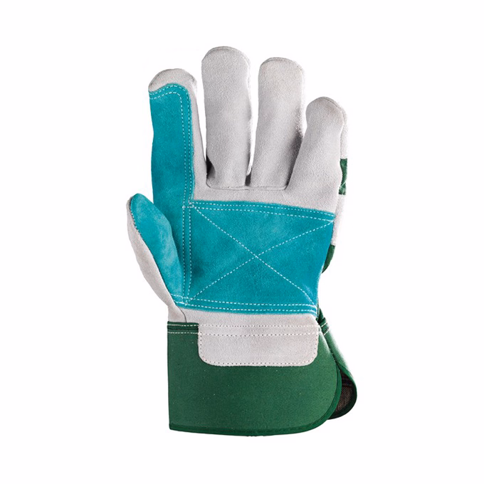 Bőrkesztyű COVERGUARD vászon zöld 10-es 2 darab/pár