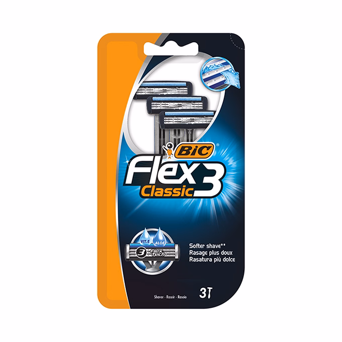 Borotva BIC Flex3 Classic férfi 3 mozgópengés 3+1 darab/bliszter