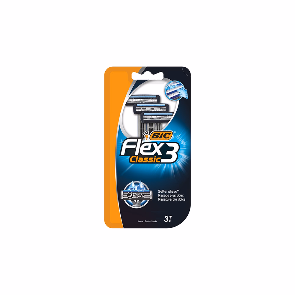 Borotva BIC Flex3 Classic férfi 3 mozgópengés 3+1 darab/bliszter