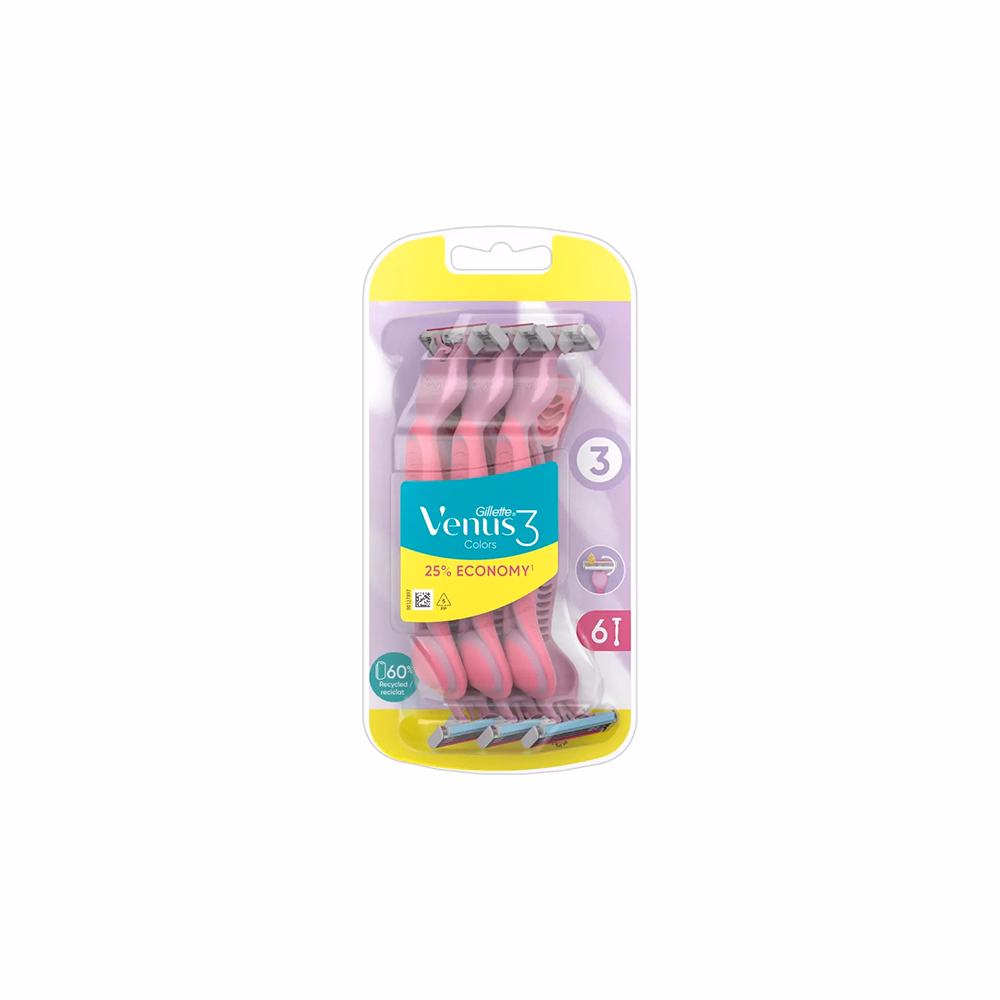 Borotva GILLETTE Venus Simply3 Plus pink 6 darab