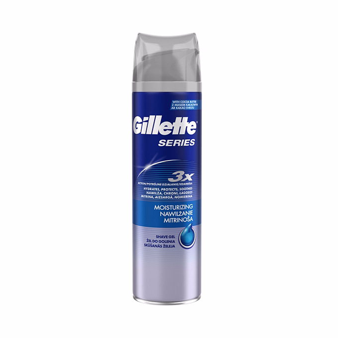 Borotvazselé GILLETTE Series Moisturizing 200ml