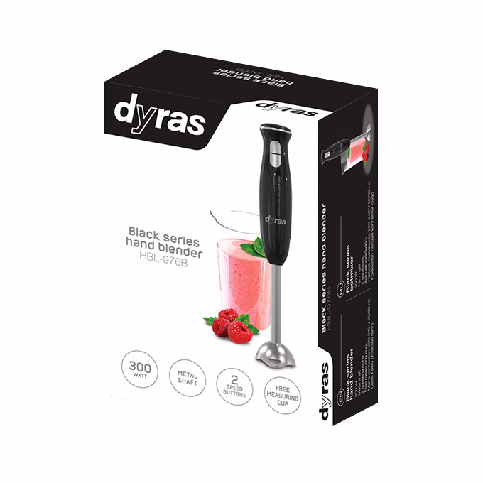 Botmixer DYRAS HBL-976B mérőedénnyel fekete