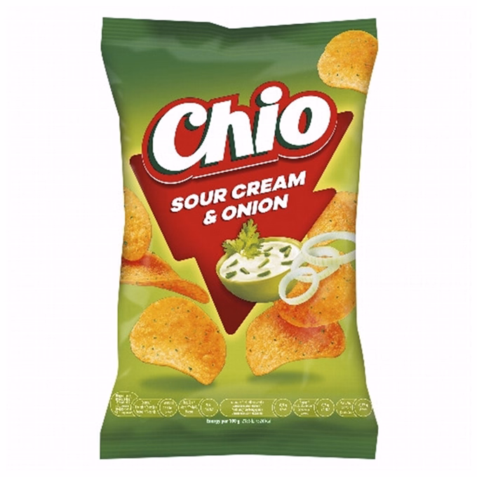 Burgonyachips CHIO Hagymás-tejfölös 60 g