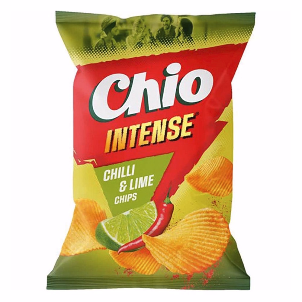 Burgonyachips CHIO Intense Chili & lime 55 g