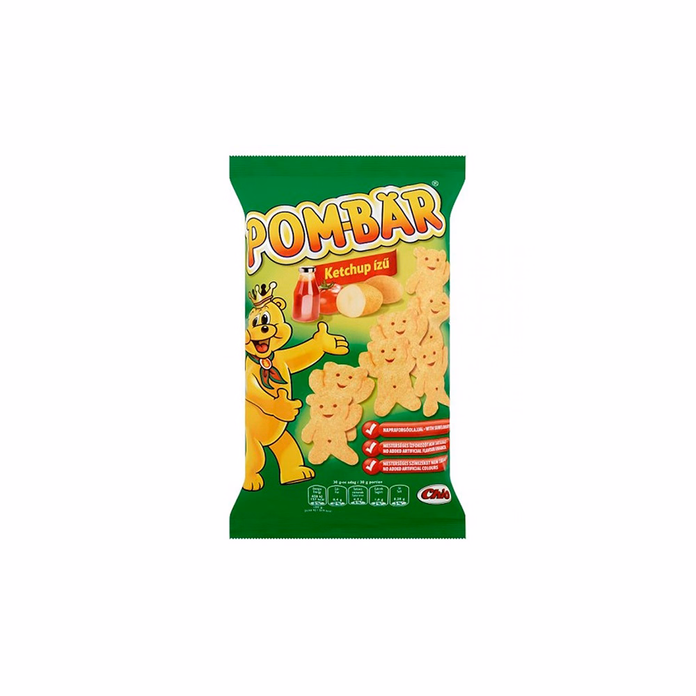 Burgonyachips CHIO POM BÄR ketchup 50 g Burgonyachips CHIO POM BÄR ketchup 50 g