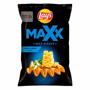 Burgonyachips LAY`S Max sajtos-hagymás 55 g