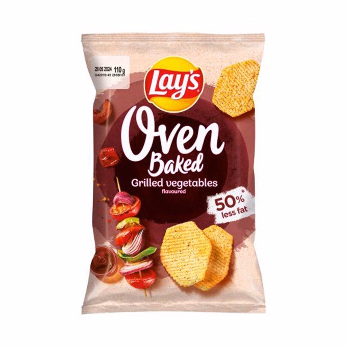 Burgonyachips LAY`S Oven Baked grillezett zöldséges 110 g