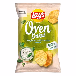 Burgonyachips LAY`S Oven Baked joghurtos-zöldfűszeres 110 g
