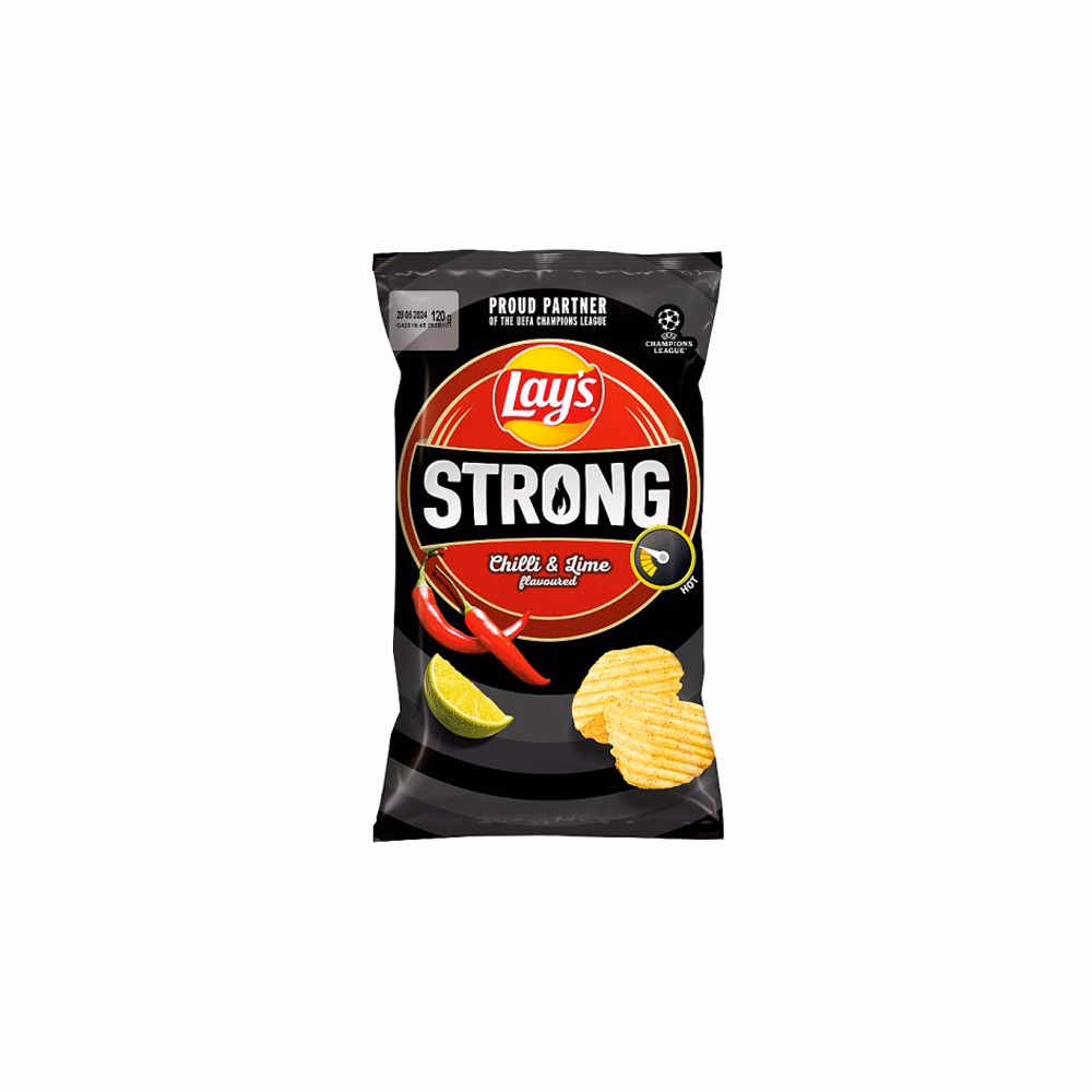 Burgonyachips LAY`S Strong chillis-limeos 120 g