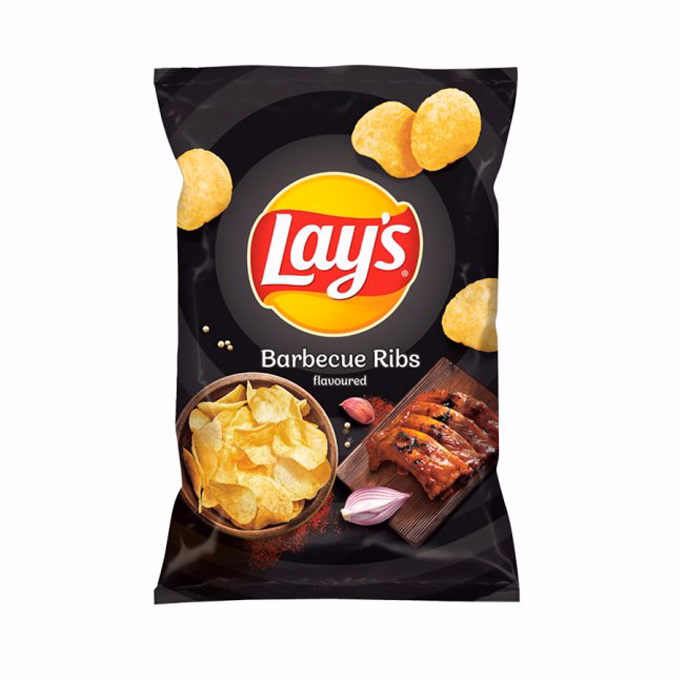 Burgonyachips LAY`S barbecue oldalas 130 g