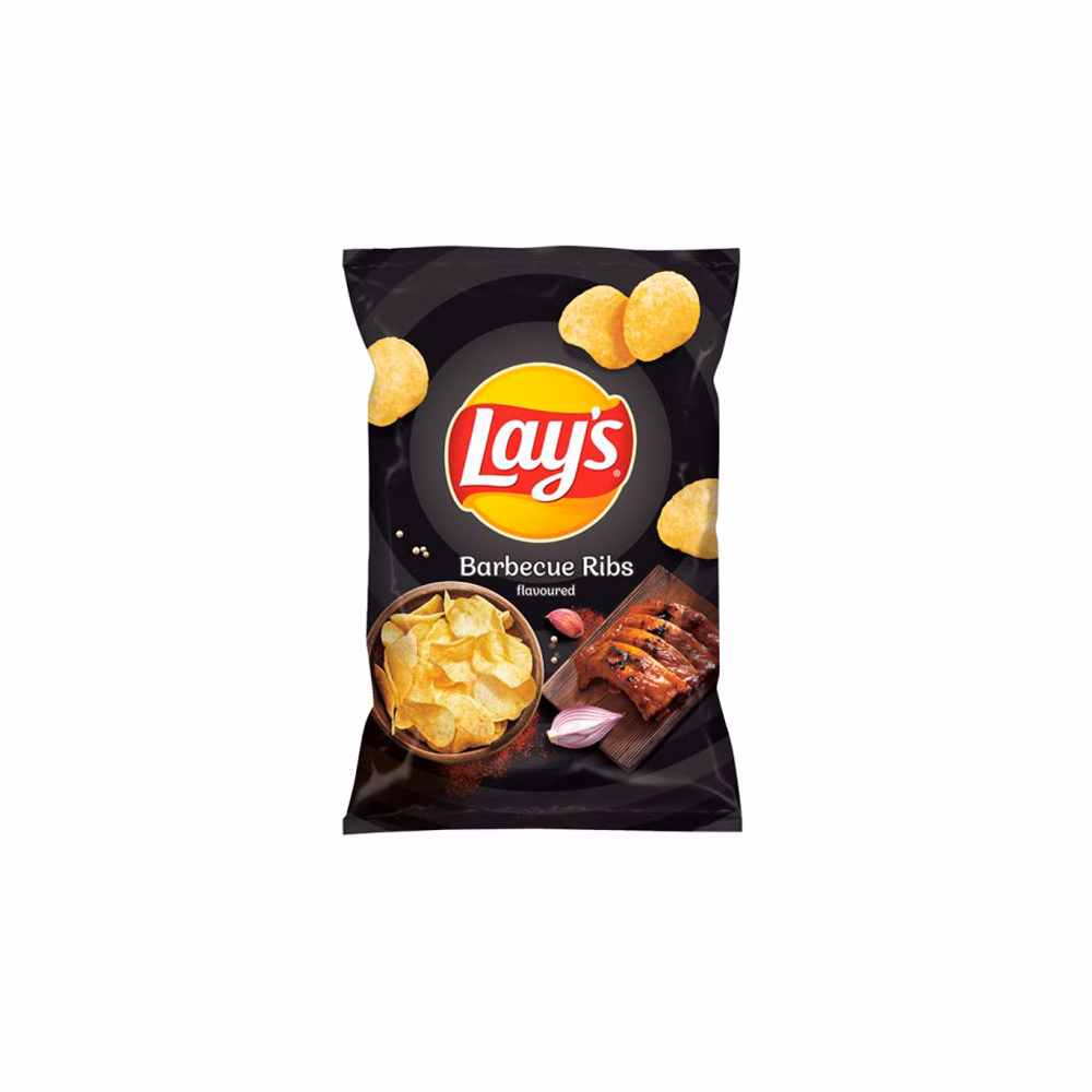 Burgonyachips LAY`S barbecue oldalas 130 g