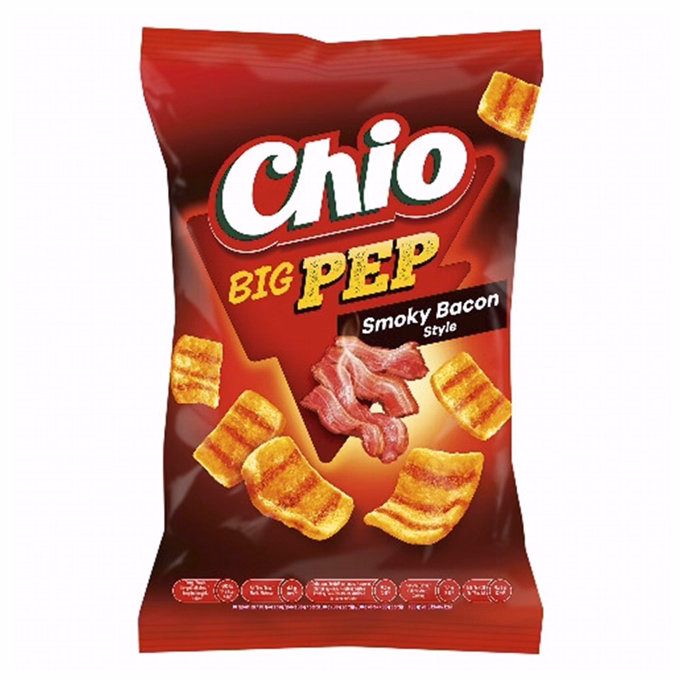 Burgonyasnack CHIO Big Pep Smoky Bacon style 65 g