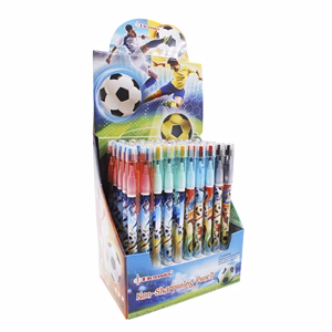 Ceruza tolóbetétes BENSIA kupakdísszel futball