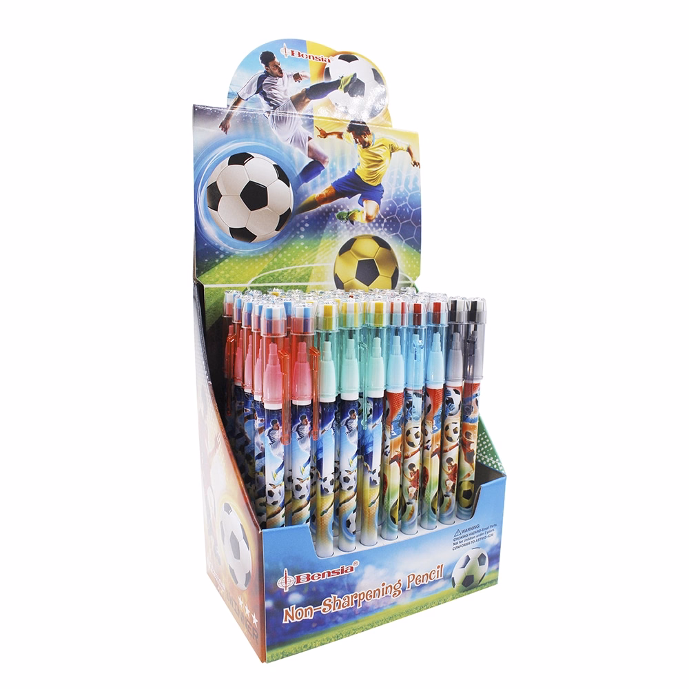 Ceruza tolóbetétes BENSIA kupakdísszel futball