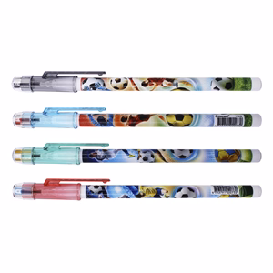 Ceruza tolóbetétes BENSIA kupakdísszel futball