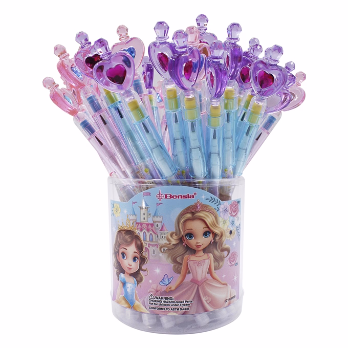 Ceruza tolóbetétes BENSIA kupakdísszel hercegnő