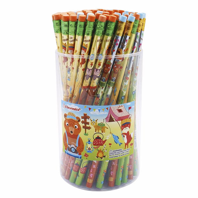 Grafitceruza BENSIA HB radíros kemping