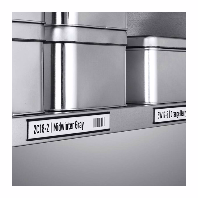 Címketartó sín DURABLE C-Profil mágneses 200x30 mm grafit