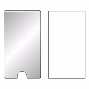 Címketartó tok DJOIS öntapadós gerincjelölő betétlappal 75x150 mm 3 darabos