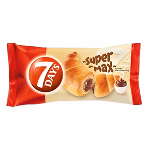 Croissant 7DAYS Super Max kakaós töltelékkel 110 g