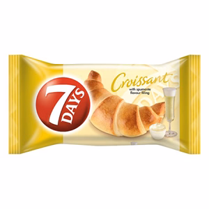 Croissant 7DAYS pezsgő ízű töltelékkel 60 g